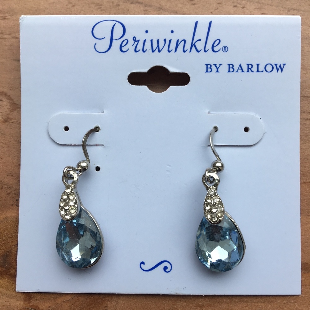 PERIWINKLE by Barlow Aqua Blue Earrings